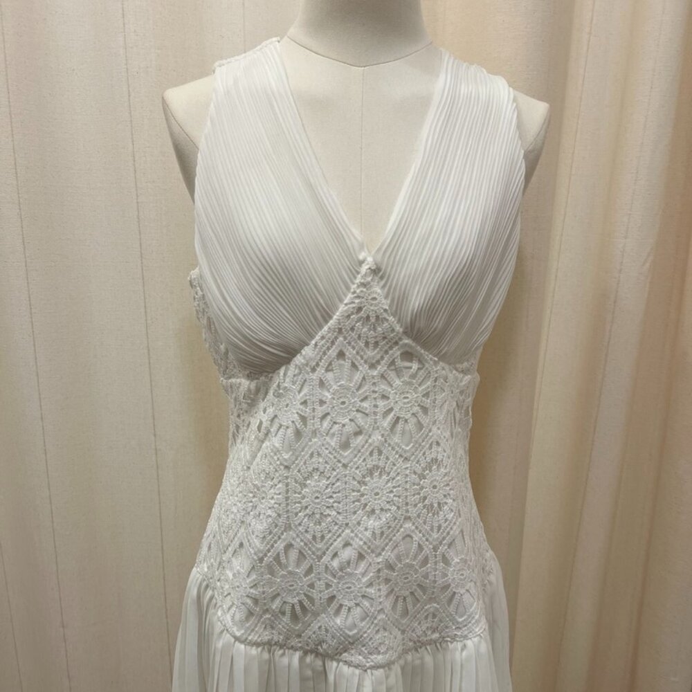 Just Me - Halter Neck Pleated Dress